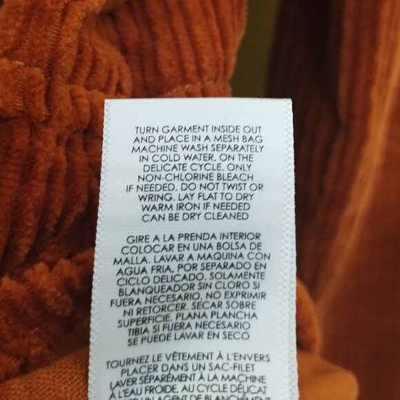 Cabi Double-Breasted Fitted Brown Soft Thick Corduroy Jacket M Boho Academic - Picture 5 of 7